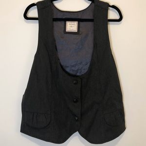 Old Navy Grey Women's Three-Button Vest